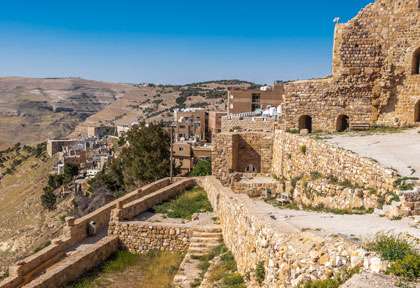 Chateau de Kerak en Jordanie