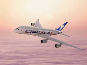 Singapore Airlines - A380 en vol