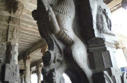 Inde - La route de Pondichery - Temple à Kanchipuram
