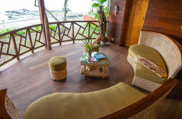 Indonésie - Bali -  Puri Dajuma Cottages - Terrasse Villa Dajuma Pondo Segara