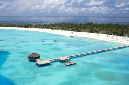 Maldives - Atmosphere Kanifushi - Vue du coté lagon