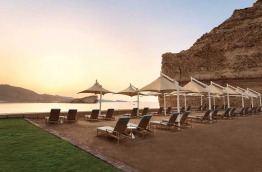 Oman - Muscat - Shangri-La Al Husn Resort & Spa, la plage privée