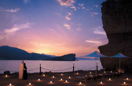 Oman - Muscat - Shangri-La Al Husn Resort & Spa, la plage privée
