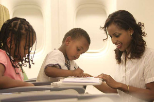 Ethiopian Airlines - Equipage et enfants