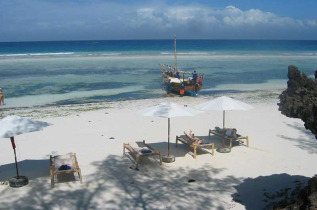 Zanzibar - Ungula Lodge - La plage à marée basse