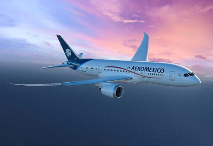Aeromexico - Dreamliner en  vol 