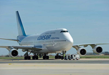 Corsair - Boeing 747-400 au sol