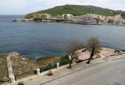 Malte - Gozo - Masalforn Appartments - Vue mer