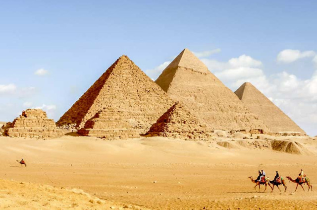 Égypte - Le Caire - Les Pyramides et le Sphinx de Gizeh