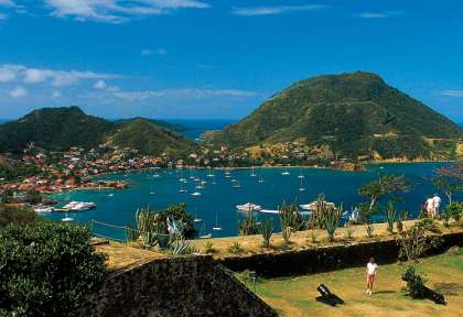 Terre-de-Haut depuis le Fort Napoleon © OT Guadeloupe