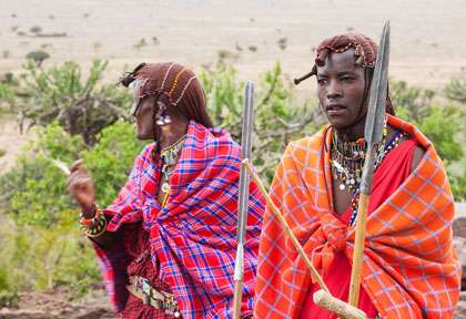 Tribu Masai au Kenya