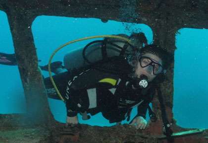 épave à Grand Bahama