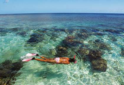 Snorkeling au honduras