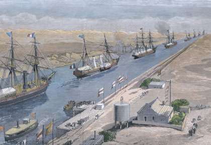 Inauguration du Canal de Suez - 17 novembre 1869