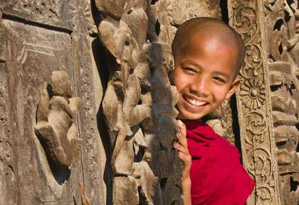 Moines bouddhistes à Mandalay © Marc Dozier