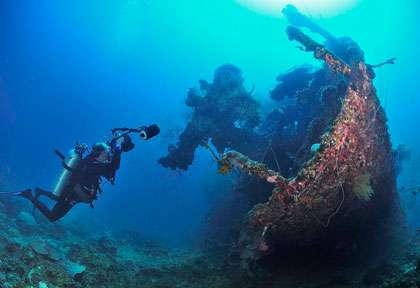 Plongée épave à Palau