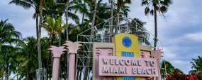 Panneau Welcome to Miami © GMCVB